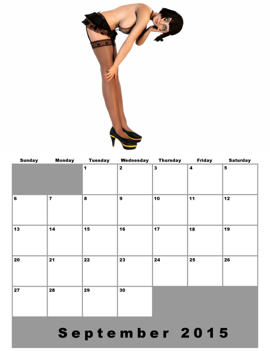 Curvy Calendar - September 2015