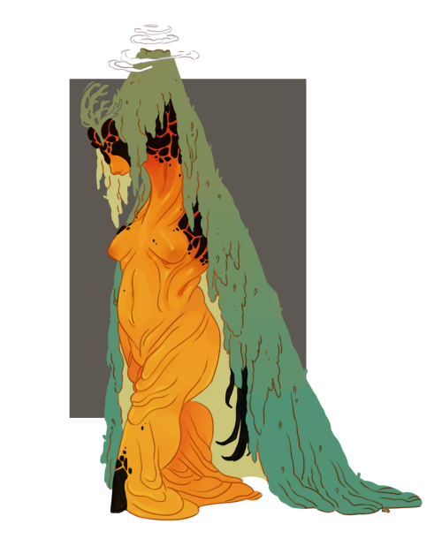 over on patreon Rodith Calna asked for a lava monster and Cindy Nguyen asked for something related t
