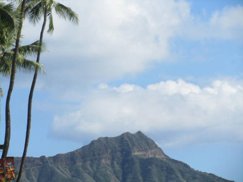 Postcard-worthy picture of Diamond Head, Honolulu