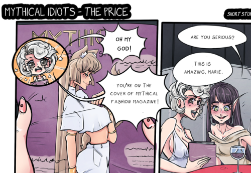 Mythical Idiots (short story comic) - the price  | Click here to read | made by me / HeliPeach