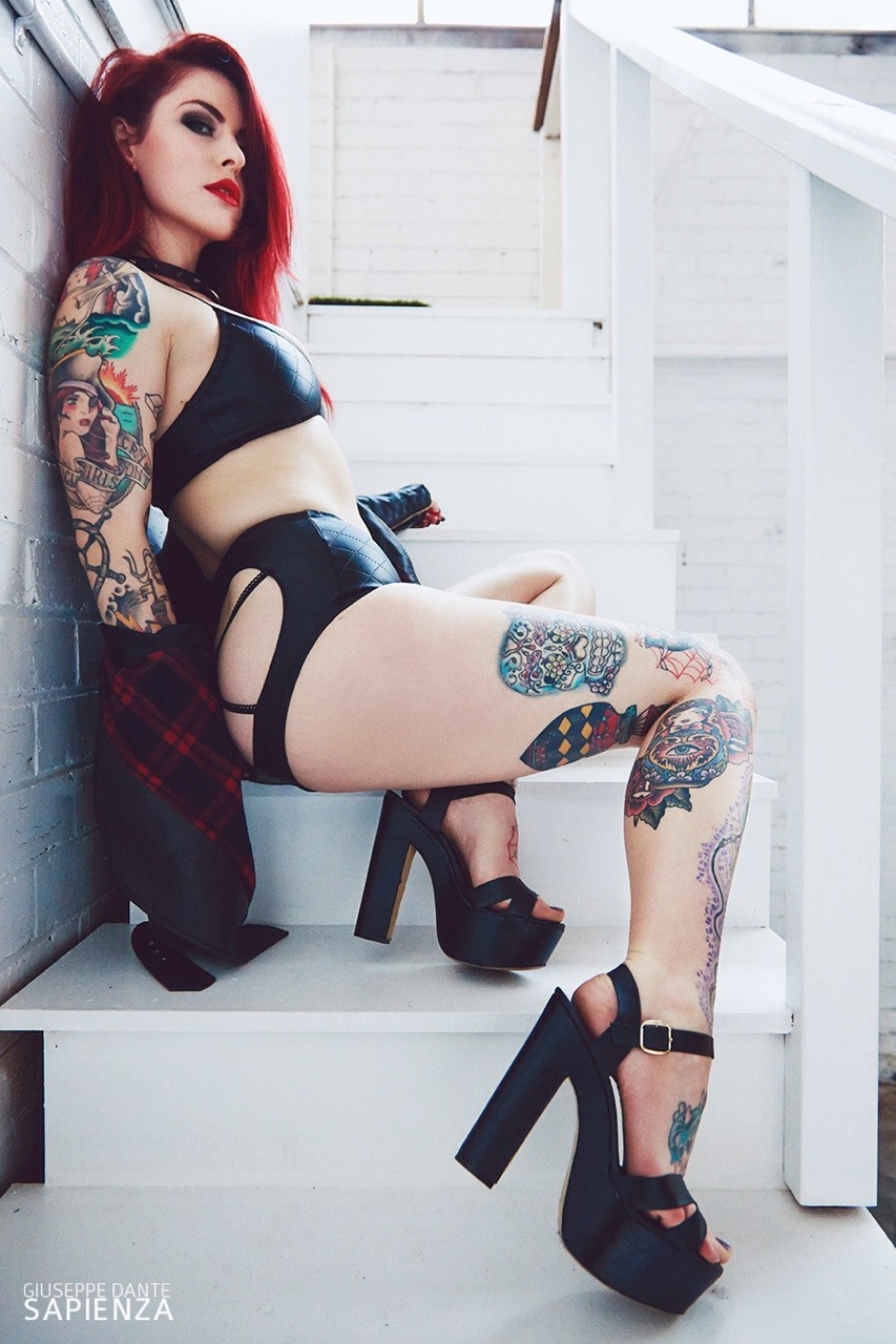 louelladeville:  Louella Deville  Photo by Giuseppe Dante Sapienza Lingerie by