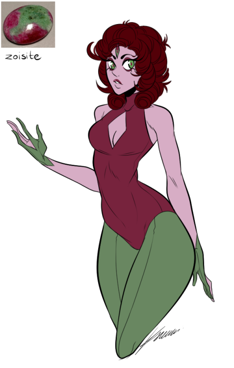 Quite random design. Zoisite. Me new gem OC. Cuz why not, I’ve only got like 12432873987359 of them :’D