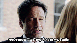 mulderitsme:    Scully, you have to believe me. Nobody else on this whole damn planet