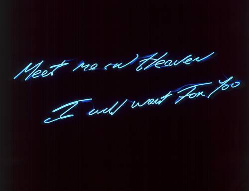 octopusgirl: Meet me in Heaven I will wait For You, Tracey Emin, 2004