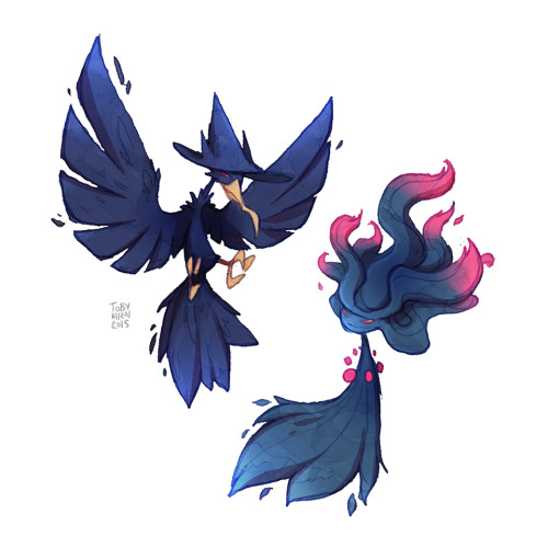 Johto Pokemonathon update! A pair of slippery customers, majestic magical cats, a cackling crow and 