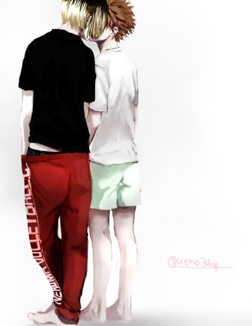 dancing-on-stars:  腐向けっぽいHQらくがき。| uenopermission to post given by the artist