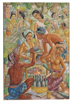 Pasar Bali, by Anak Agung Gede Sobrat, via Christie’s.     