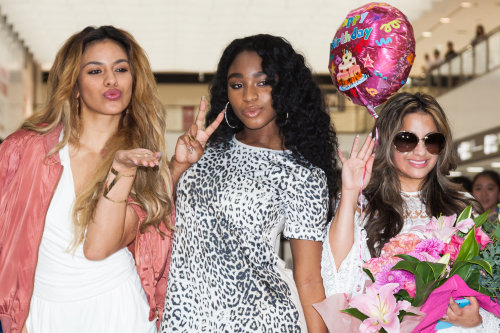 celebritiesofcolor: Dinah Jane Hansen, Normani Kordei and Ally Brooke at Narita International Airpor