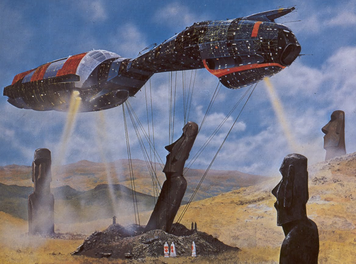 vintagegeekculture:  70sscifiart:Happy Easter from 70s Sci-Fi Art  Remember to put