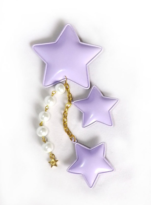 Pastel Shooting Star Clip - Lavender $10.00