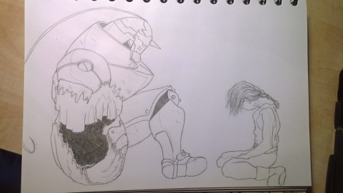 ayalanaylo:   FMA week: day 1 - Damaged  I had such a busy weekend I completely forgot FMA week star