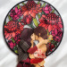 chitsangenthusiast:[id: a layered papercraft showing mai and ty lee seconds before sharing a kiss. ty lee cradles mai’s jaw in her hand as she leans in, and mai has one arm wrapped around her waist to pull her in close. her other arm rests over