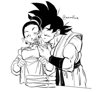 son goku and pan (dragon ball and 1 more) drawn by kz_(dbz_kz)