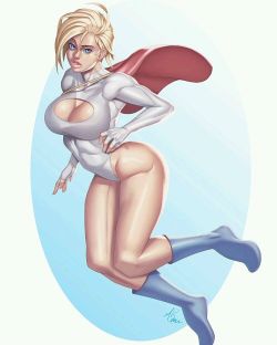 Ryu62:  Power Girl Piece I Finished Earlier This Year 😊  Support Me And Check