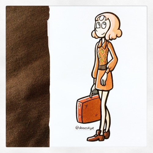 deeeskye:  I was watching Doctor Who last night and the episode took place in 1973, so I drew Pearl in one of the characters outfits 🙂 