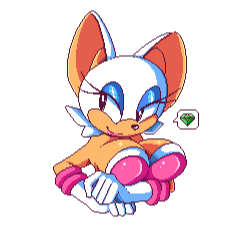 squidapple:  I haven’t done pixel stuff in ages, but here’s a cutie Rouge.