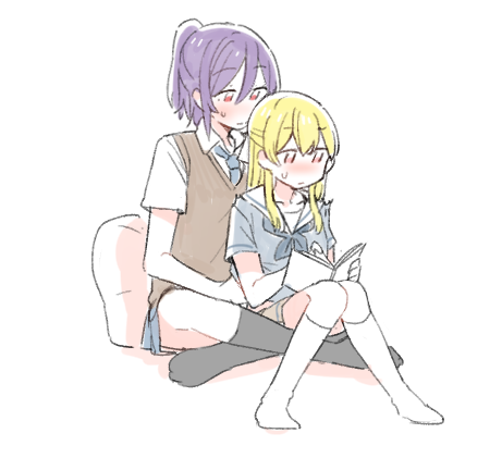 ✧･ﾟ: *✧ Reading a Book ✧ *:･ﾟ✧♡ Characters ♡ : Kaoru Seta ♥ Chisato Shirasagi♢ Franchise ♢ : BanG Dr