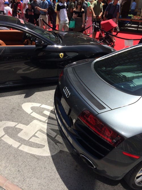 vistale:  Audi R8 x Ferrari FF | Yorkville exotic car show 