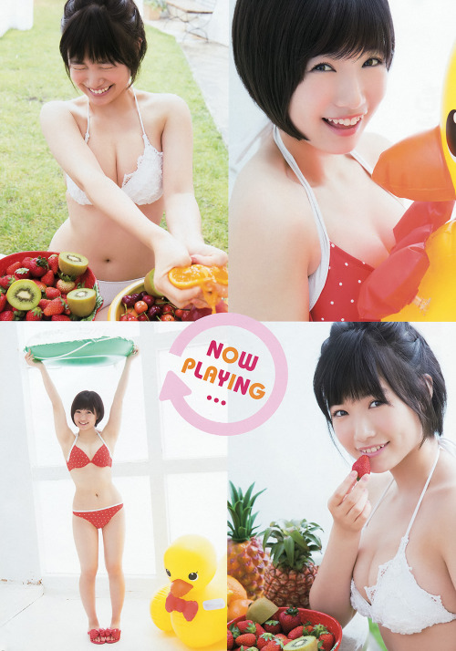 Porn photo luckynumber48-magz:  Tomonaga Mio @ 【ヤングアニマル