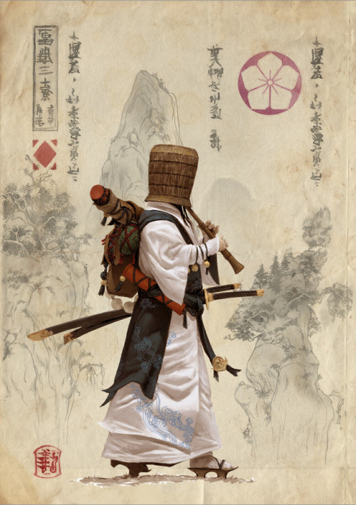 thecollectibles:  Rising Sun concept art by Adrian Smith