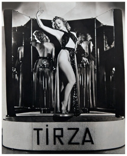 Tirza      (Aka. Leona Duval)Vintage Promo Photo From An Appearance At  The