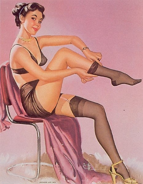 Vintage pin up girl