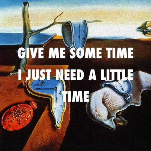 thestrokesareanart:  You’re So Persistent- Salvador Dali, The Persistence of Memory (1931) / The Strokes, You Talk Way Too Much (2003) here