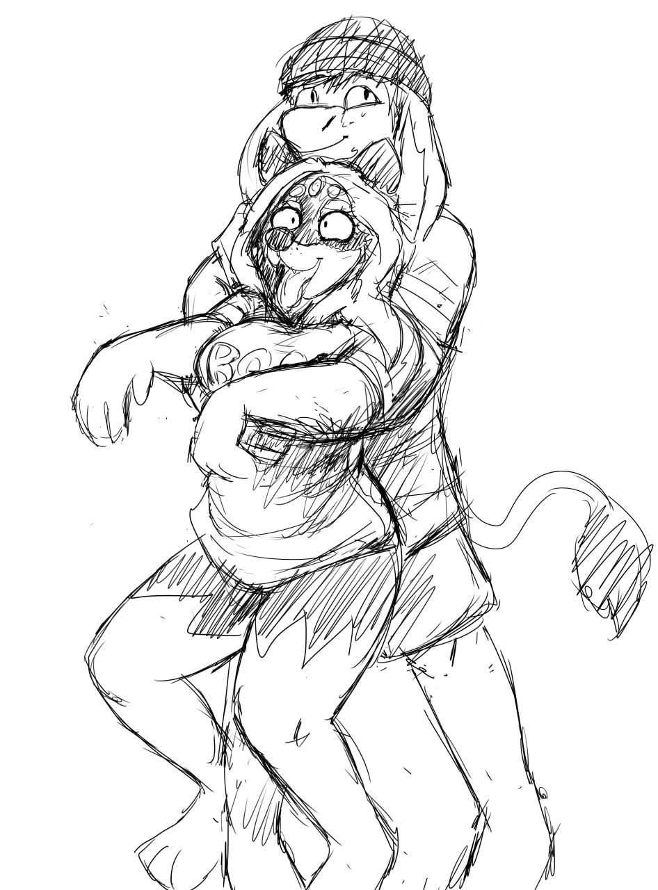 stedilnik: @itswintersartblog being hold like the boof she is  X3