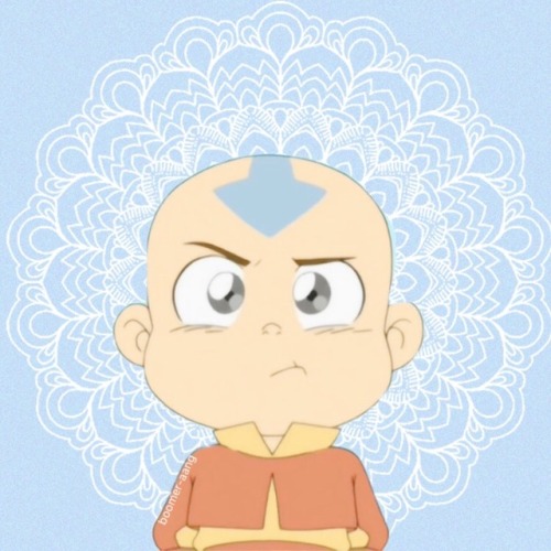 boomer-aang: chibi aang + mandalas {001/???}