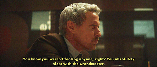 I Know The Grandmaster Wasn't This Loki's Timeline, But The Image Was Too Funny Not To Gif XD