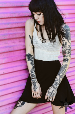 thedropdeadgirls:  Hannah Snowdon for  TUK footwear by Hannah Ray