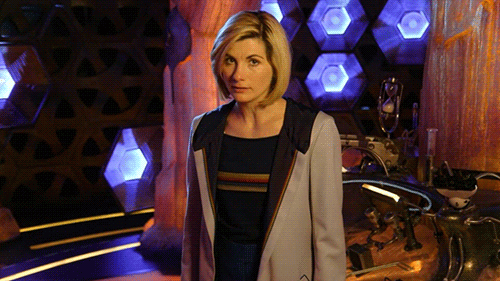 Jodie staring deep into your eyes.