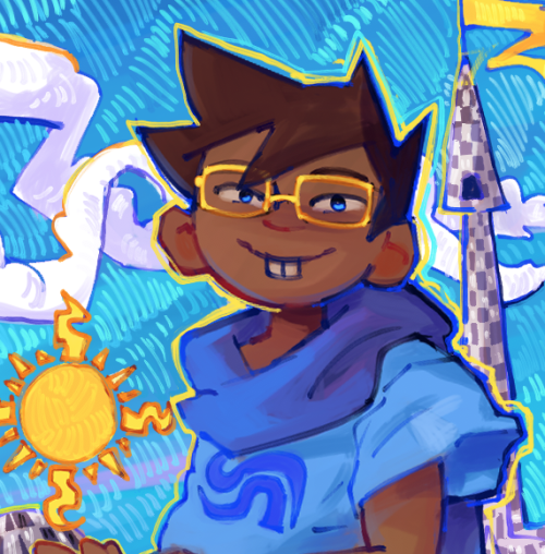 pitzips:ending 2018 by redrawing some 2013 (?) homestuck art. best wishes for 2019!!!!!