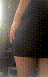 Can never go wrong with a tight dress booty drop