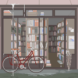 sheepscreed: Rainy old bookstore