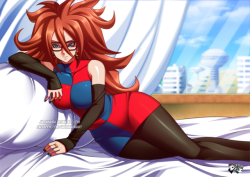 jadenkaiba:   “I need to relax~!”More Android 21 waifu goodness DRAGONBALL FIGHTER Z : Android 21    ENJOY :) —————————————————————————————————- Hai sai !! Jaden Kaiba are 2 persons