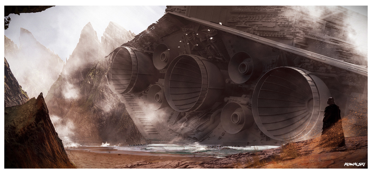 dylan-kowalski:  Last Concept for my “Star Wars Fallen Empire” Series - Matte