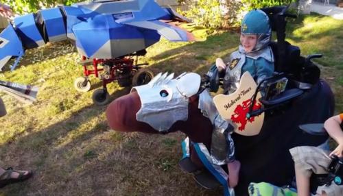 ultrafacts:  A family in   Keizer,Oregon with a tradition of making epic Halloween costumes for their children who are bound to wheelchairs are launching a nonprofit to build costumes for other kids.It’s called Magic Wheelchair, and the idea was born