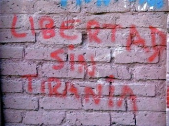 ‘Freedom Without Tyranny’Seen in Quito, Ecuador