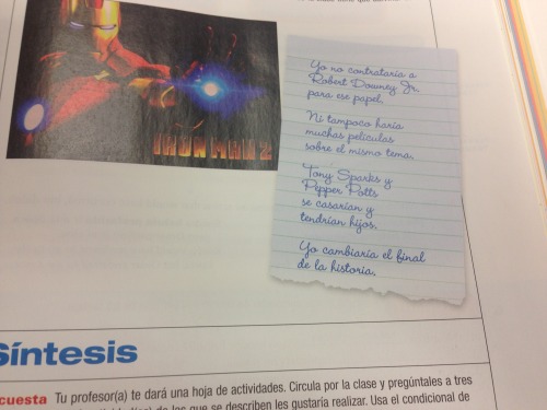 I Found This In My Spanish Textbook.