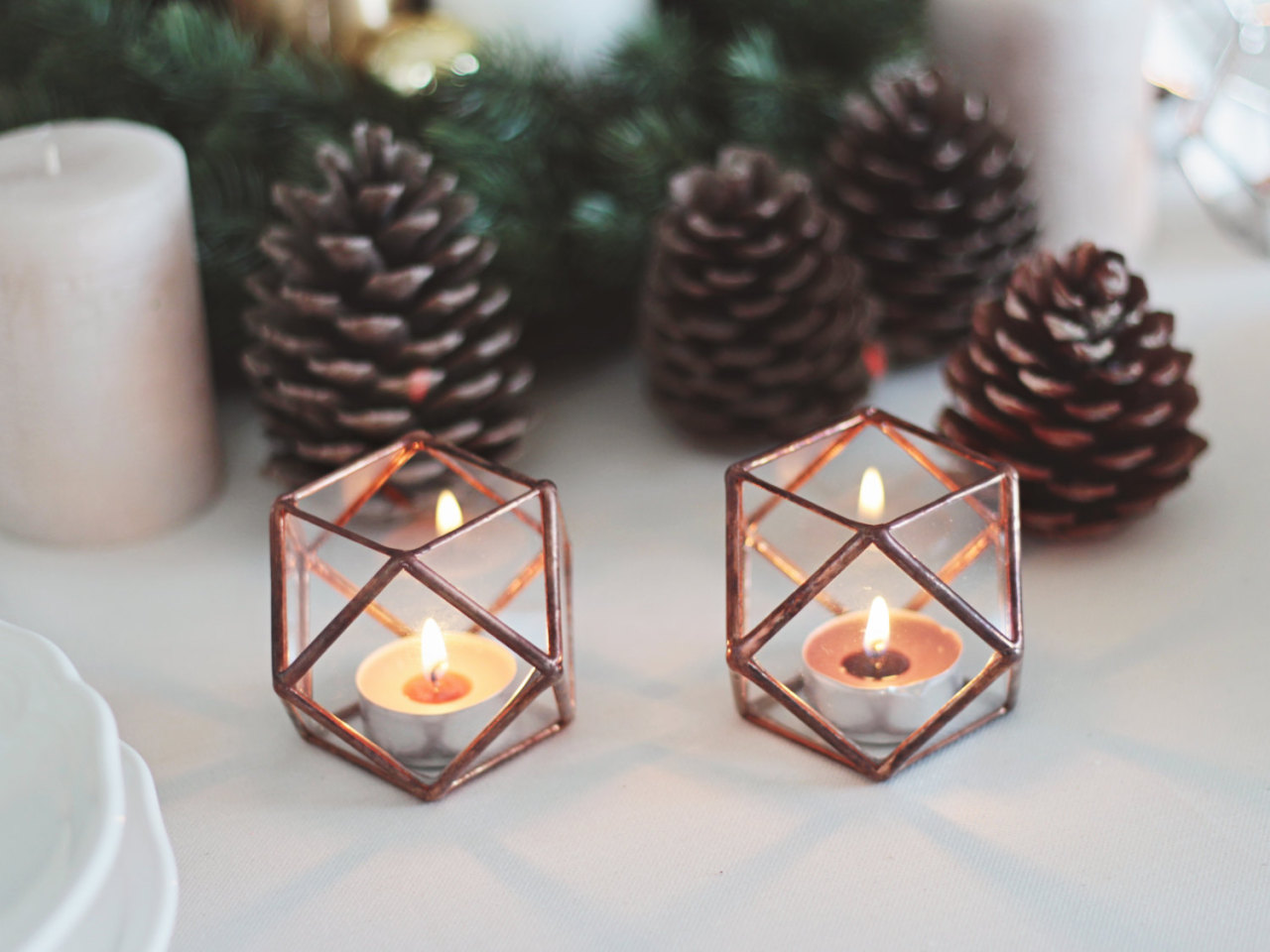 culturenlifestyle:Unique Handmade Geometric Glass Terrariums by Murat Ozsaltik Designer