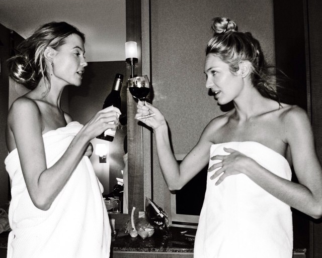 glitter-in-wonderland:  calmest-chaos:  Behati Prinsloo and Candice Swanepoel before