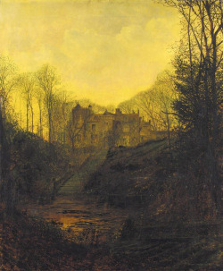 gnossienne:John Atkinson Grimshaw, “A Manor House in Autumn” (1881) 