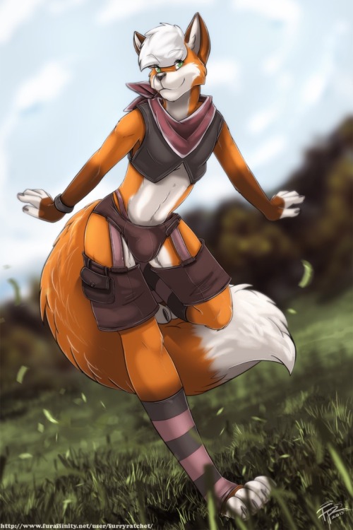 countach-r:“Fill the fox”  Art by furryratchet 🐺What a cutie c: