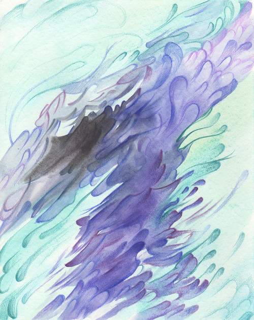 A pile of abstract work one in the last week or so. Except the purple one. That’s from january or so