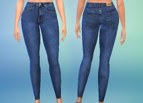 Sims 4 CC💕 — puresims: Denim Leggings - download here.