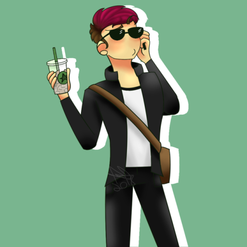 anartblogetc:Our sassy, lost, Starbucks lovin’, son