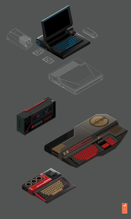 A few tech designs from EXAPUNKS.