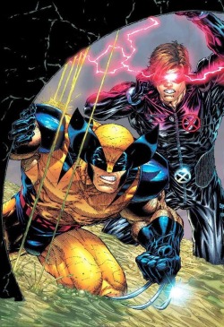 comicbookartwork: WOLVERINE AND CYCLOPS