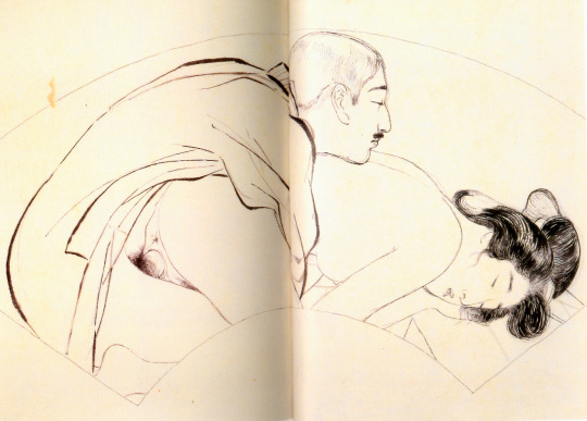 artofshunga:  Hashiguchi GoyōUntitled (Self-Portrait with Nakatani Tsuru)c. 1920